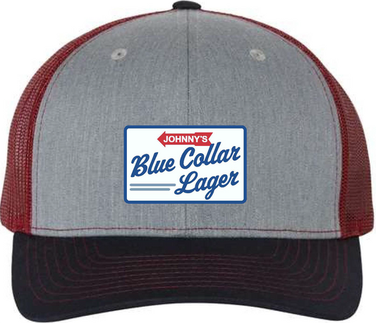 Blue Collar Lager Trucker - Grey Cardinal Navy