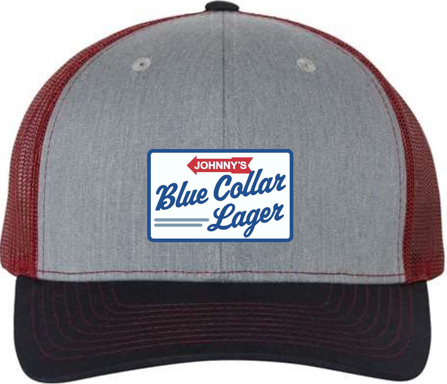 Blue Collar Lager Trucker - Grey Cardinal Navy